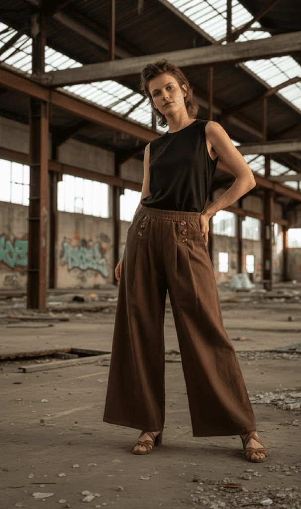 Pantalón Lombok marrón