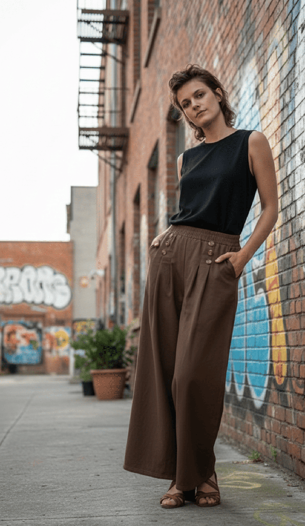 Pantalón Lombok marrón