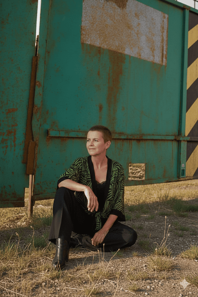 Kimono Tajogaite cebra verde