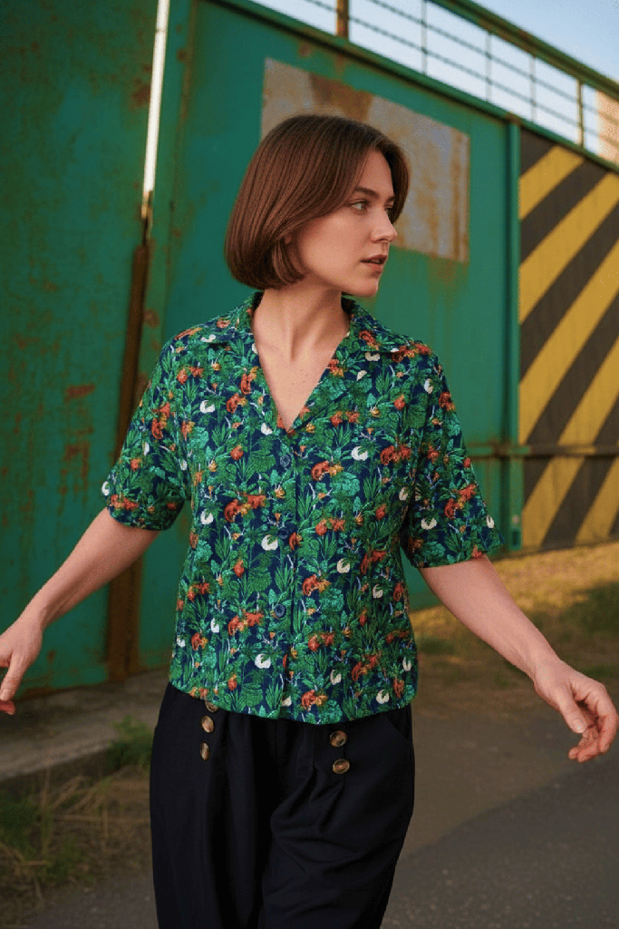 Camisa Yazd rainforest