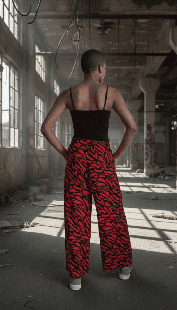 Pantalón Paniki Neo Zebra rojo