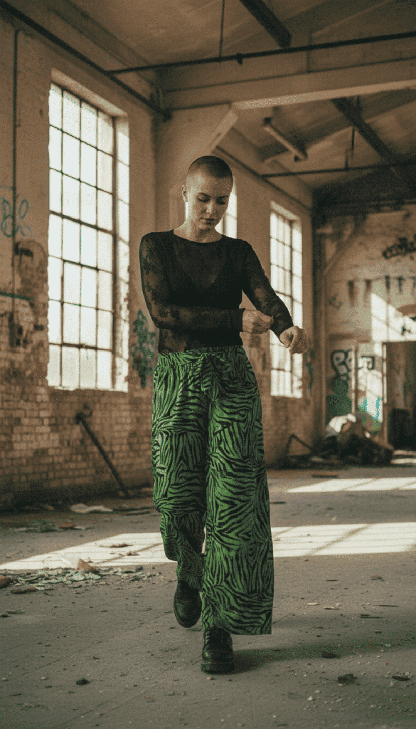 Pantalón Paniki Cebra verde