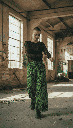 Pantalón Paniki Cebra verde