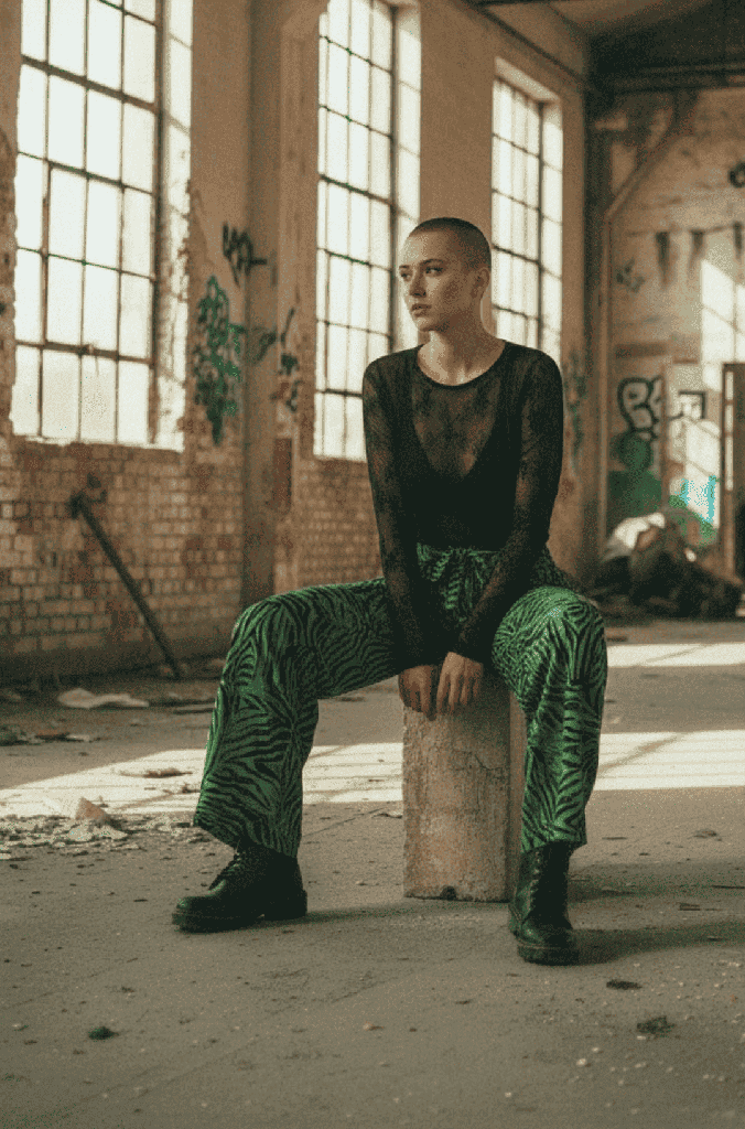 Pantalón Paniki Cebra verde