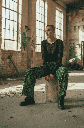 Pantalón Paniki Cebra verde