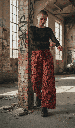 Pantalón Paniki cebra rojo