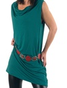 Vestido túnica Zagora petróleo