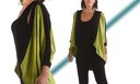 Chaqueta kimono Lipari verde