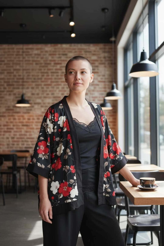 Kimono Tajogaite hojas