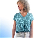 Blusa Ijen azul