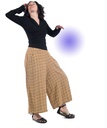 Pantalón pirata Célebes flores mostaza