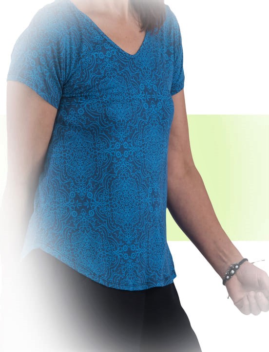 Camiseta Ganges azul