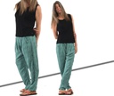 Pantalón Nailaka verde flores