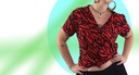 Camisa Song Kol animal rojo