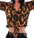 Camisa Alnif tie-dye mostaza