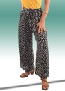 Pantalón Paniki negro pintas blancas