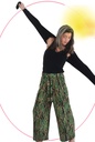 Pantalón Paniki hojas verdes