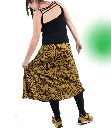 Falda Isfahán cebra mostaza