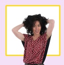 Blusa Ijen roja pintas blancas