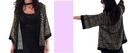 Kimono Tajogaite animal negro