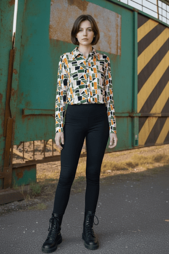 Camisa Ormuz geometric