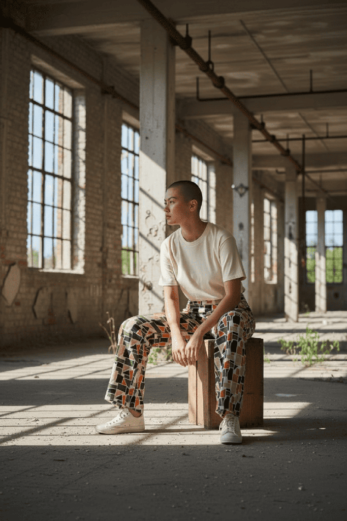 Pantalon Jaipur geometric