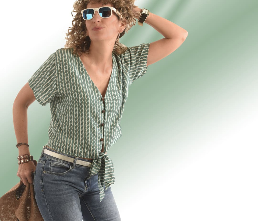 Camisa Alnif verde hojas (copia)