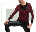 Jersey Maputo animal print rojo