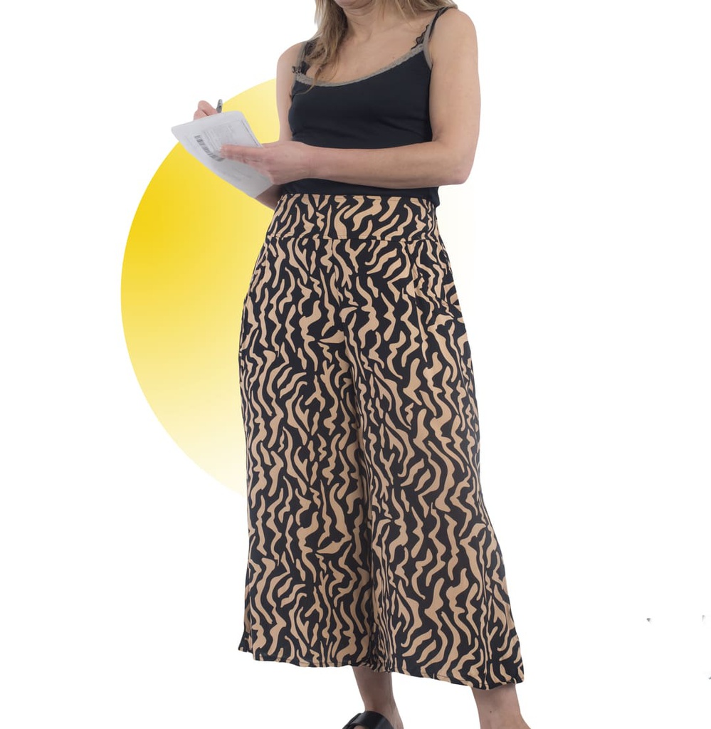 Pantalón pirata Célebes blanco y negro (copia)