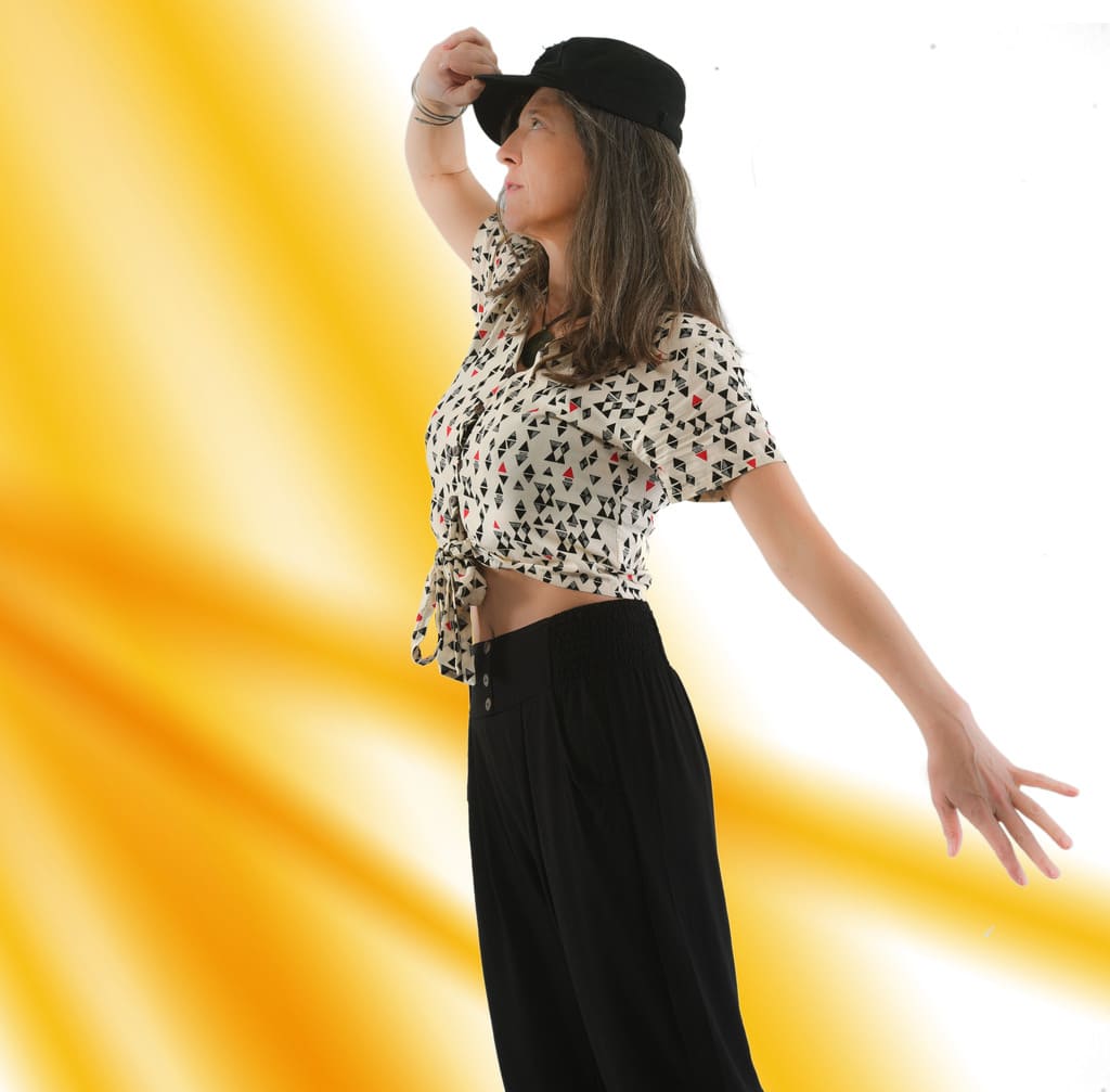 Camisa Alnif blanca tribal