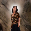 Camisa Alnif tie-dye mostaza