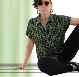 Camisa Banda Api hojas verde (copia)