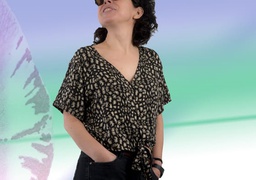 Camisa Alnif animal print verde (copia)