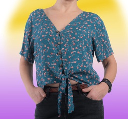 Camisa Alnif animal print tierra (copia)