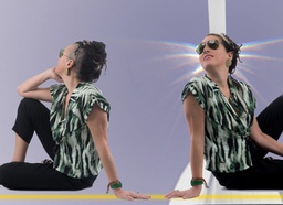 Camisa Hatta blanco y gris (copia)