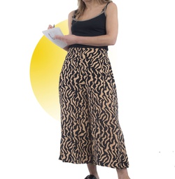 Pantalón pirata Célebes animal marrón