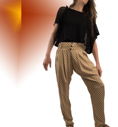 Pantalón Nailaka flores naranjas (copia)