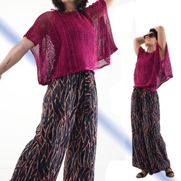 Pantalón Paniki hojas azules