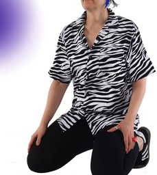 Camisa Legazpi cebra blanco