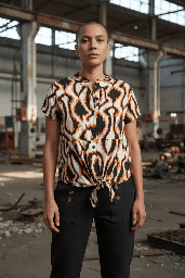 Camisa Siwa flores amarillas (copia)
