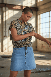 Camisa Siwa safari tierra