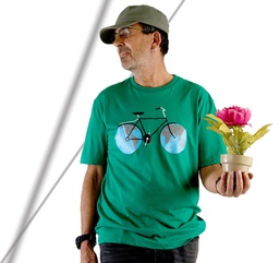 Camiseta T-Shirt Bangkok verde bici